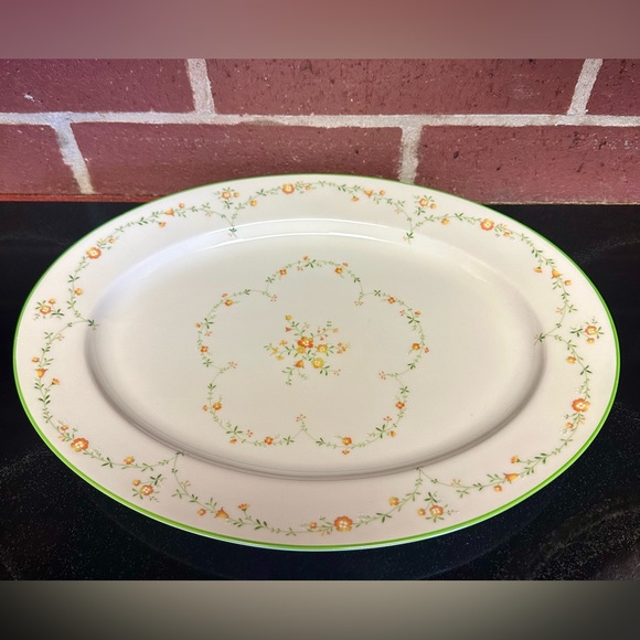 Vintage Noritake #7210 China “Debut” Oval Serving Platter 13 3/4” Japan - Picture 7 of 7